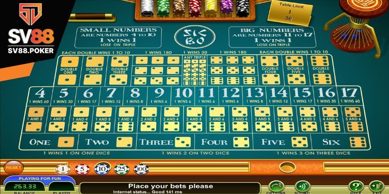 Game Sicbo trực tuyến