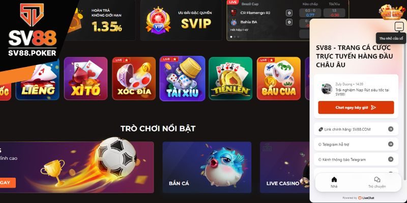Tổng hợp phương thức liên hệ SV88 nhanh chóng 24/7